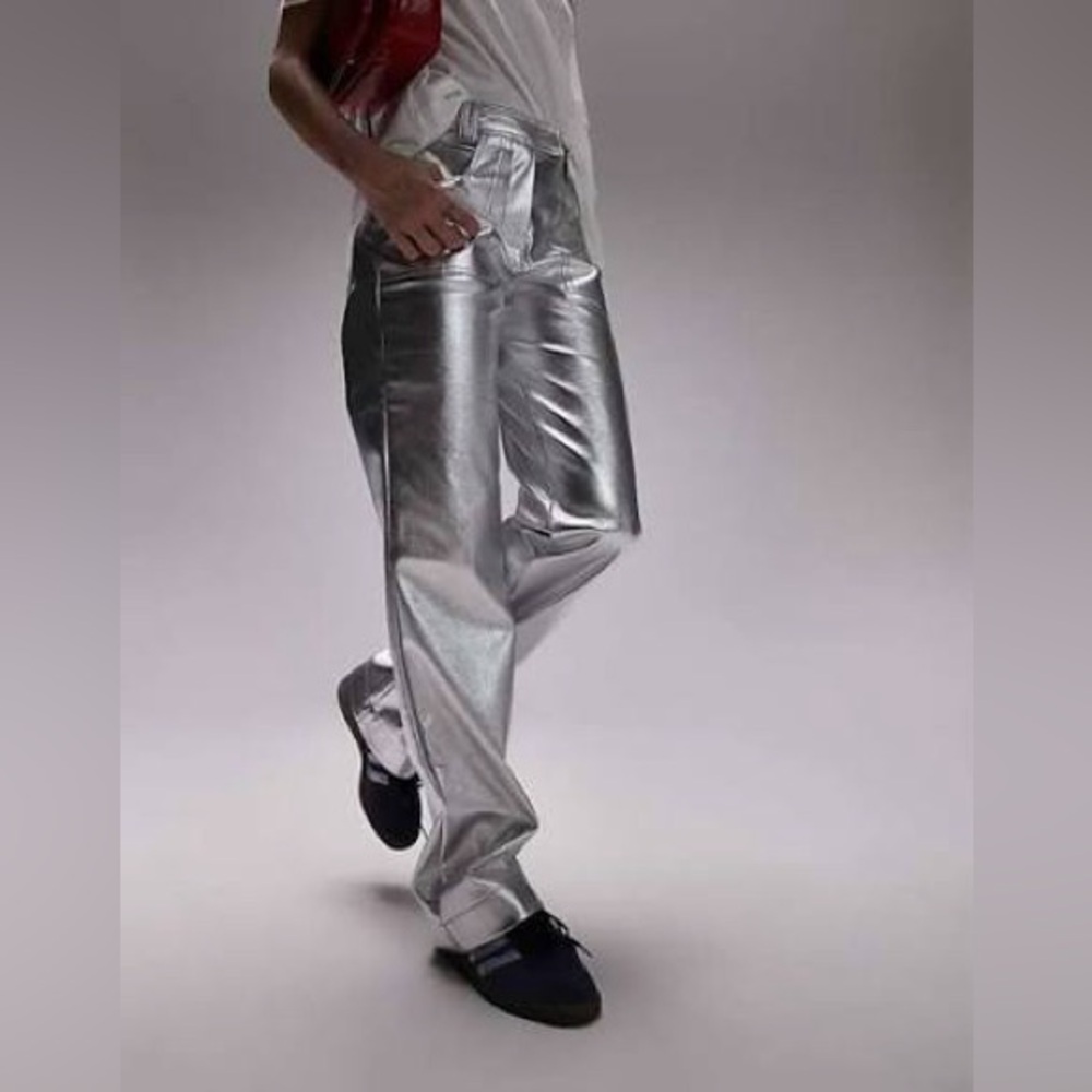 TOPSHOP Faux Leather Pants